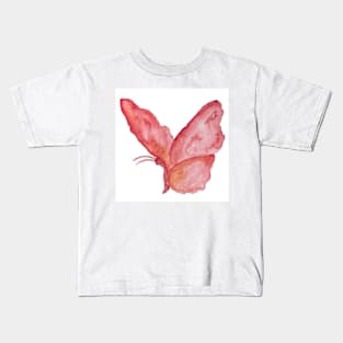 Abstract watercolor hand drawn butterfly. Kids T-Shirt